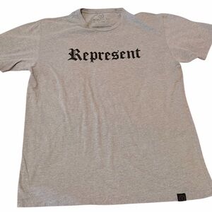 Represent OG Classic Text Signature Tee t shirt size XL Gray
